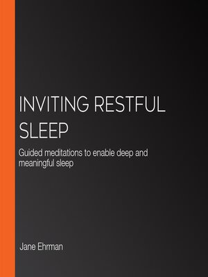 cover image of Inviting Restful Sleep